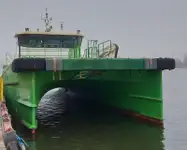 Vėjo jėgainių aptarnavimo laivas parduodamas